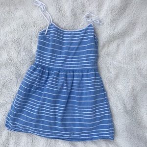 Gap striped spaghetti strap dress
